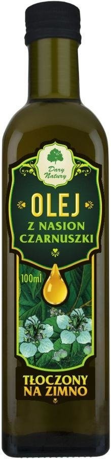 Dary Natury OLEJ Z NASION CZARNUSZKI VIRGIN BIO 100 ml bioplanet-5902581616012