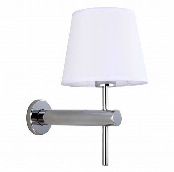 Light Prestige Nowoczesny kinkiet z abażurem TIVOLI LP-1133/1W CH-0