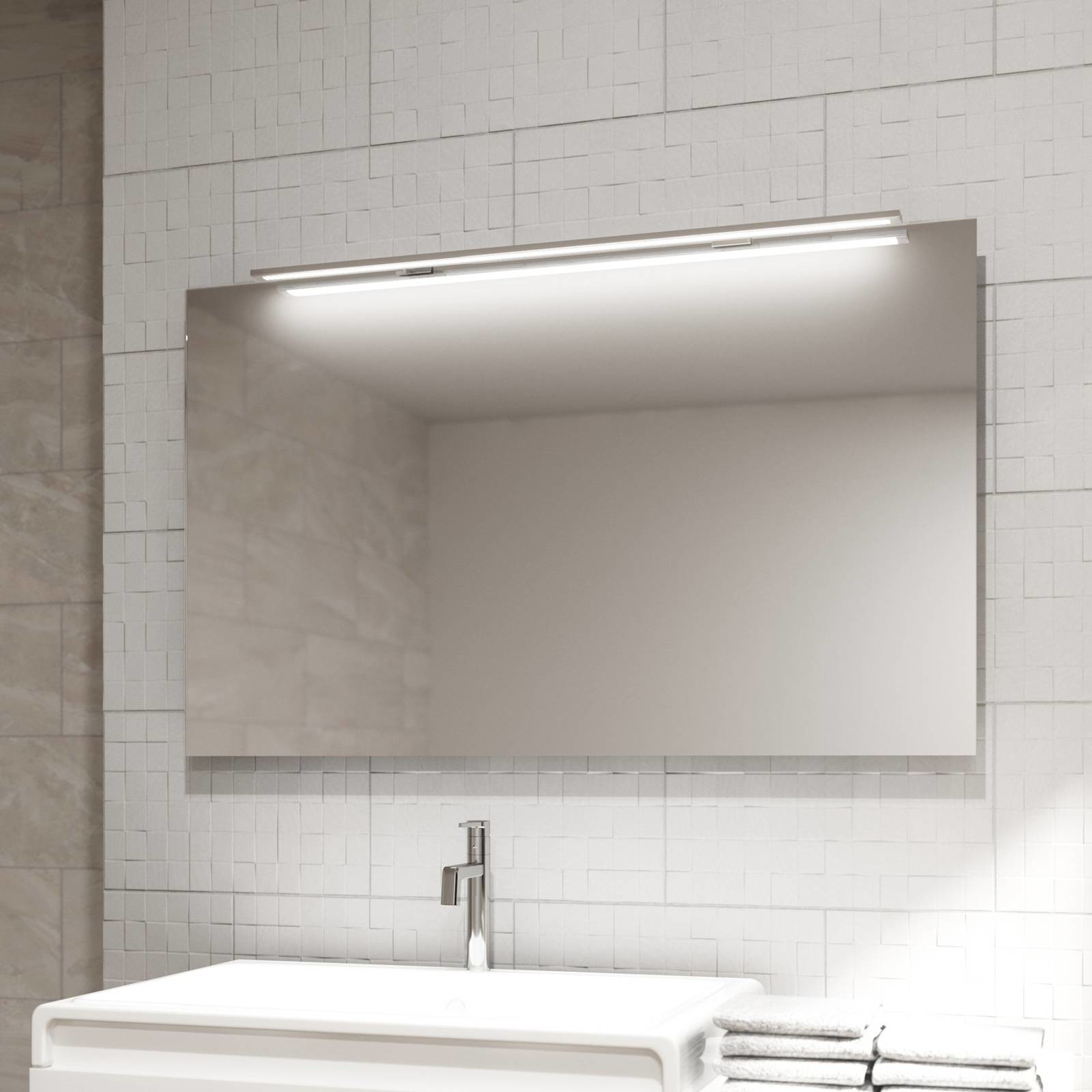Euluna Oświetlenie lustra LED Espelho 80 cm chrom 4 000 K