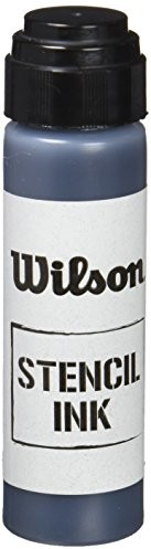 Wilson STENCIL ink, czarny, jeden rozmiar 0026388593934
