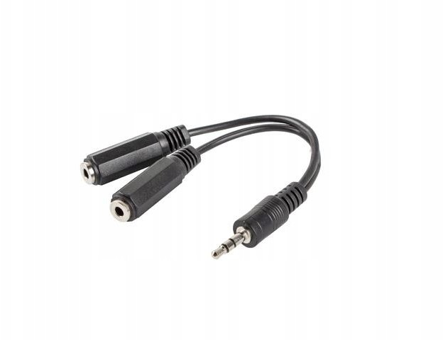 Kabel adapter Lanberg Minijack 3,5mm 4-pin (M) -