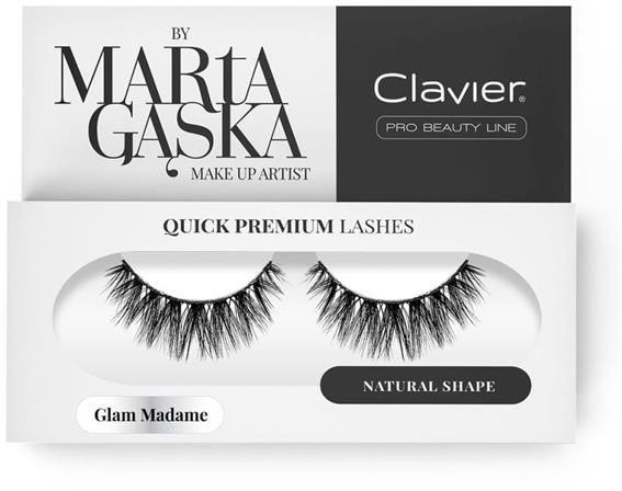 Clavier CLAVIER_Quick Premium Lashes rzęsy na pasku Glam Madame 829