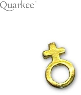 Quarkee Quarkee 22K Gold Female Sign / Kobieta symbol