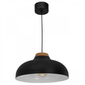 Luminex Burgos 1991 lampa wisząca zwis 1x60W E27 czarna