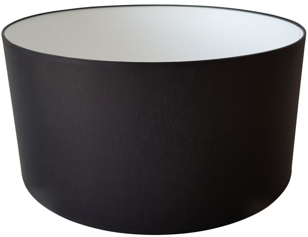 TK Lighting Abażur 9980 walec 50 x 25 cm tkanina czarny E27