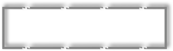 Karlik Ramka wypełniająca poczwórna PROD. UZUPEŁNIAJĄCE Szary 27DRW-4