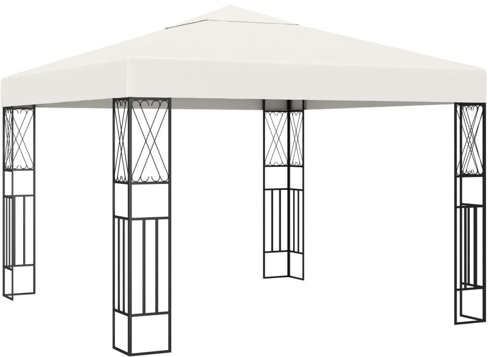 vidaXL Altana, 3 x 3 m, kremowa, tkanina 48005