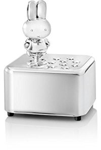 Zilverstad Zegar z pozytywką Miffy posrebrzany, zabezpieczony przed tworzeniem nalotu 10,5 x 6,5 x 6,5 cm 6901261