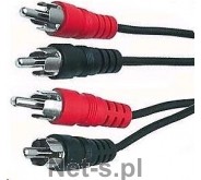 PremiumCord Kabel audio 2x Cinch 2x Cinch RCA M/M 1 (kjackcmm2-10)
