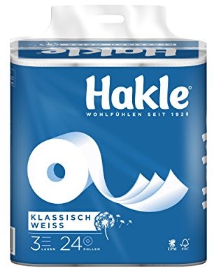 Hakle klassisch weiß hakle uchwyt na papier toaletowy 