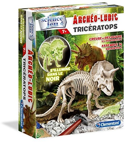 Clementoni archéo ludic tricératops fosforu CENT 52069.5