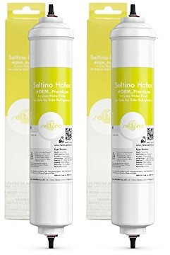 Seltino 2 X HAFEX zamiennik filtrów wodnych do lodówek Samsung, zastępuje DA29 10105j HAFEX