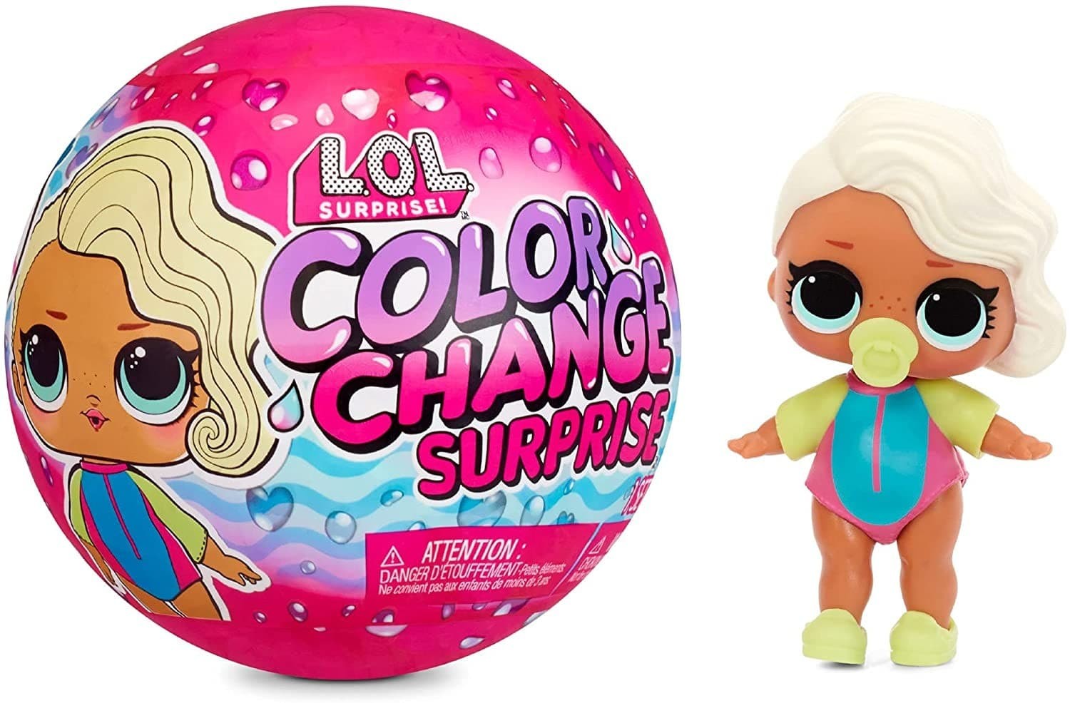 MGA Entertainment Laleczka L.O.L Surprise Color Change Dolls display 18 sztuk