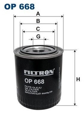 Filtron OP 668 FILTR OLEJU