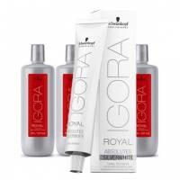 Schwarzkopf Igora Royal Silver White gotowy zestaw farba + developer