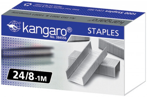 Kangaro Zszywki No 24/8-1M 1000 szt KA24/81M