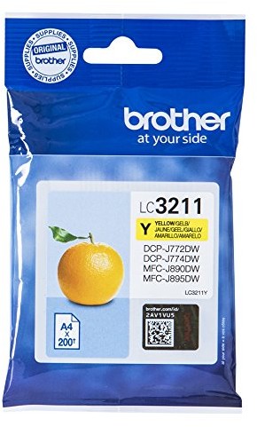 Brother Laserowy  LC-3211y DCP-j772/4dw, MFC-j890dw LC3211Y