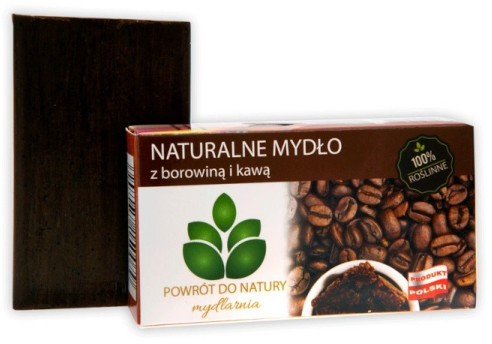 Naturalna Medycyna Naturalne mydło z borowiną i kawą