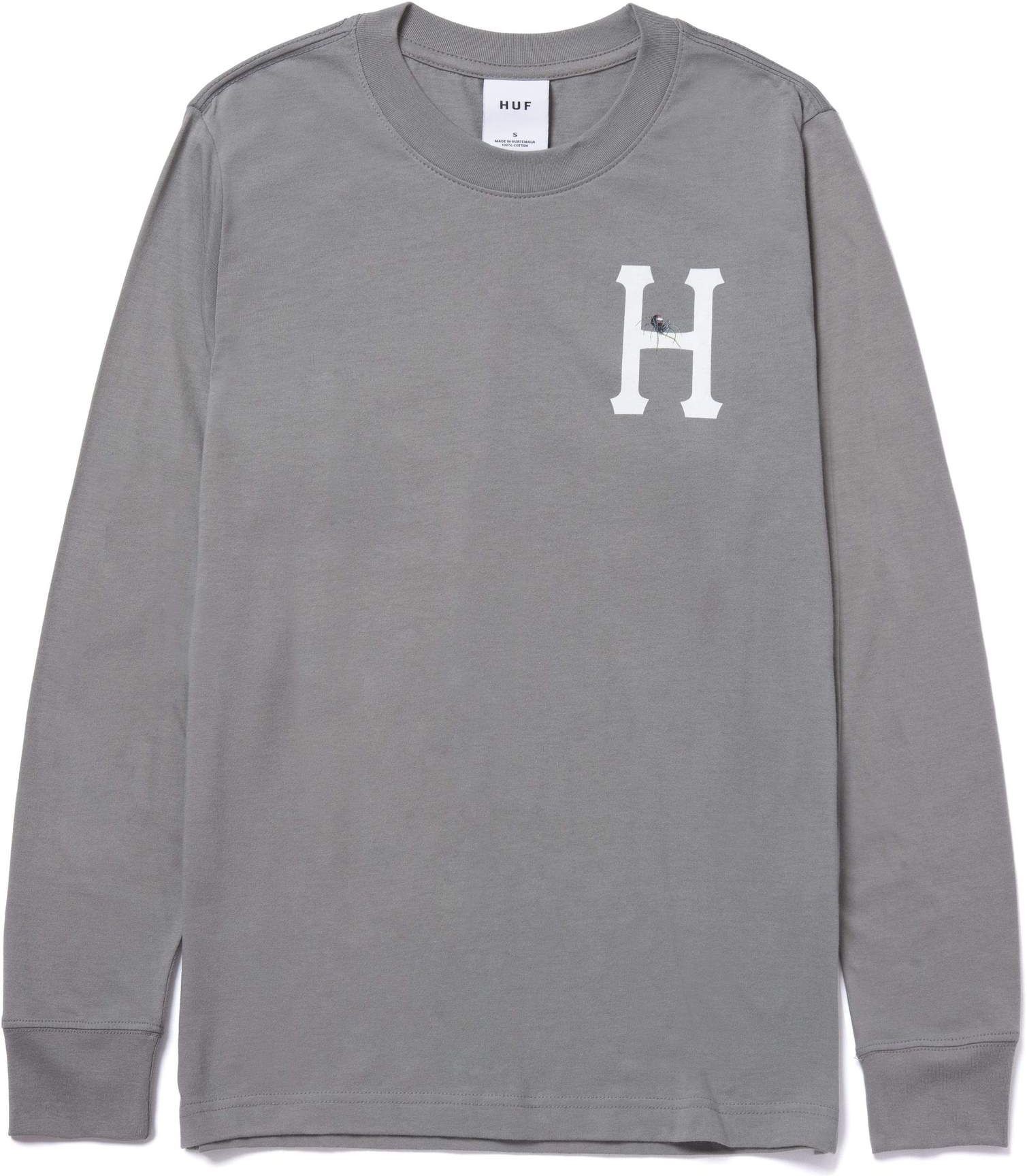 HUF t-shirt damski HUF PREY CLASSIC H LS RELAX TEE Charcoal