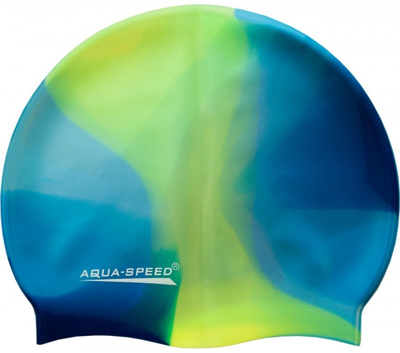 Aqua Speed Markartur Wielokorowy Bunt czepek silikonowy różowo-jasnoróżowo-biały