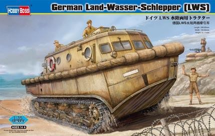 Hobby Boss Niemiecka amfibia gąsienicowa Land-Wasser-Schlepper (LWS), wczesna wersja 82430