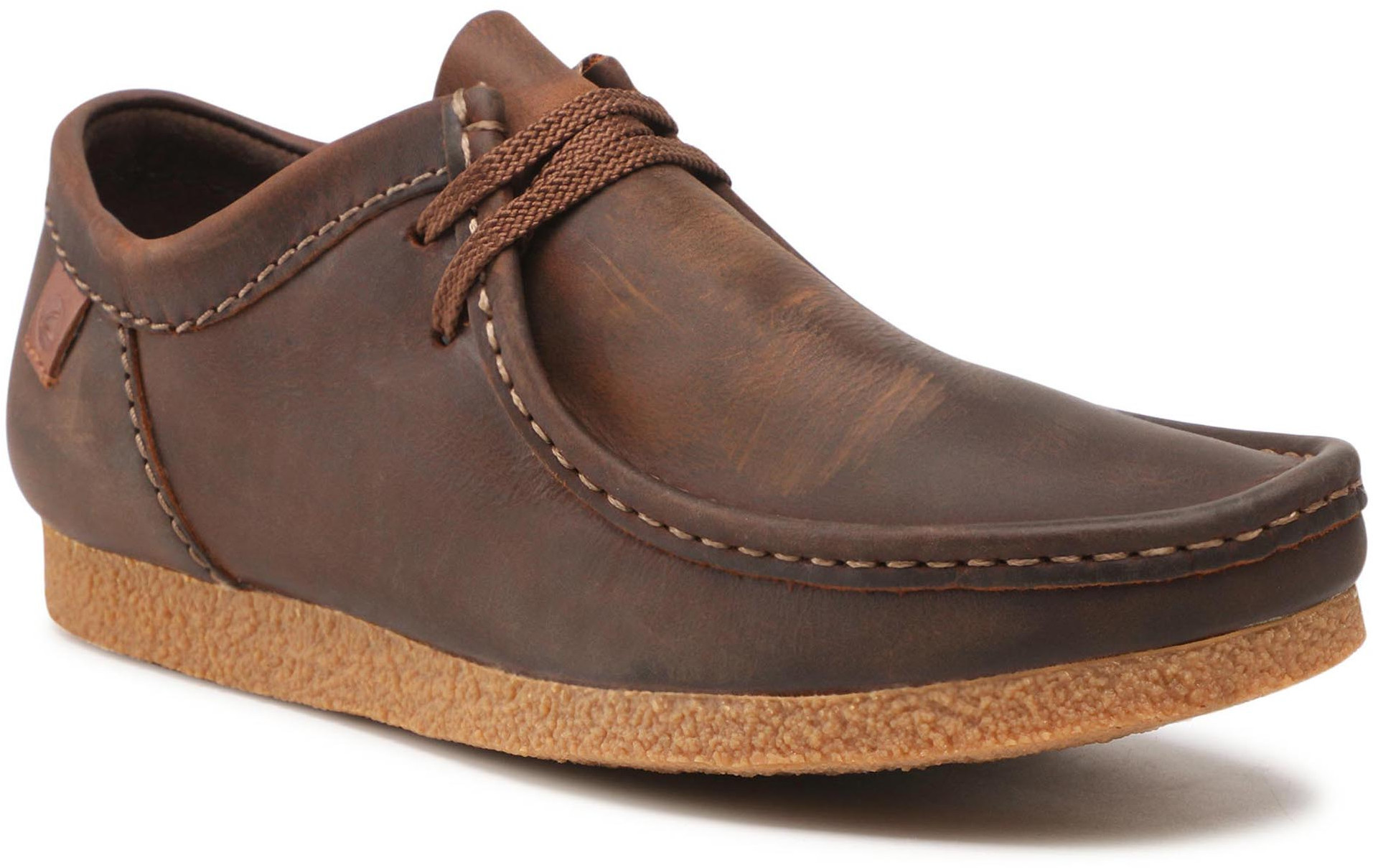 Clarks Półbuty Shacre II Run 261594327 Beeswax