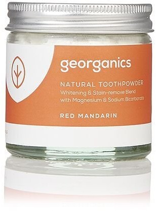 Georganics Georganics, proszek do czyszczenia zębów Red Mandarin, 60 ml