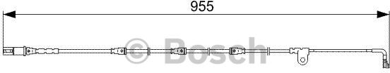 Bosch Zestyk ostrzegający o zużyciu okładzin hamulcowych przód 1 987 473 028