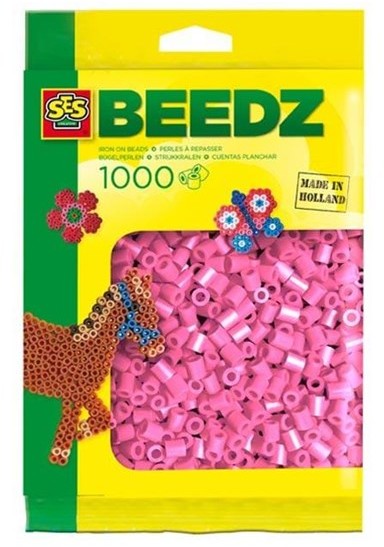 Ses Ironing beads-pink 1000pcs. 00708