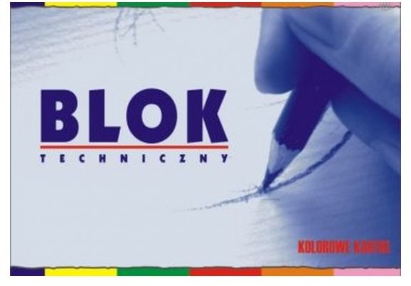 Inter Druk Blok techniczny A4 10 kartek mix wzorów BLP.021