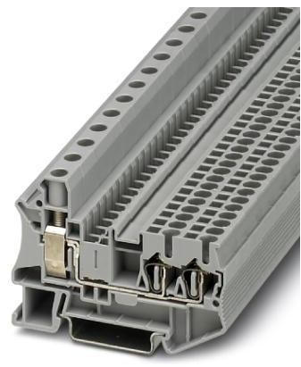 Phoenix Contact Listwy zaciskowe przepustowe STU 10 4X2 5 STU 10/4X2 5 Phoenix Contact 3033139 szary Zawartość 50 szt STU 10/4X2 5