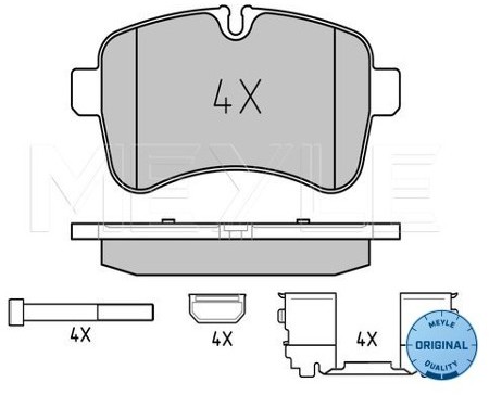 Wulf Gaertner Autoparts Zestaw klocków hamulcowych, hamulce tarczowe Wulf Gaertner Autoparts 025 292 3221