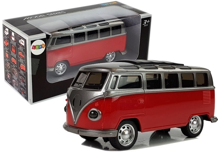Import LEANToys Autobus Resorak z napędem i dźwiękiem Czerwony