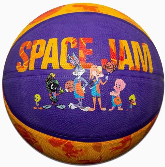 Spalding Piłka do koszykówki NBA Space Jam Tune Squad + pompka Jordan 84-595Z
