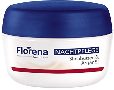 Florena florena noc pielęgnacji z masłosza i olejkiem arganowym, Vegan, 1er Pack, (1 X 50 ML) 87522