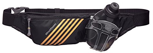 Nathan 2 Hydration Belt Mercury 2 20 oz/600 ML, czarny NS4523-0015-00