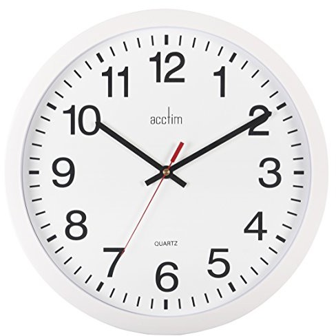 Acctim acctim 93/704 Controller Zegar ścienny, biały 93/704