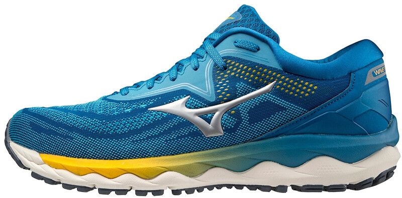 Mizuno Wave Sky 4 Shoes Men, scuba blue/silver/mykonos blue UK 8 | EU 42 2021 Buty szosowe J1GC200205-42