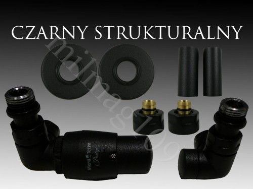 Mera Term Zestaw zaworów grzejnikowych termostatycznych VISION All In One lewy CZARNY MAT STR. AVIGS0214CFK/L_20201228171821
