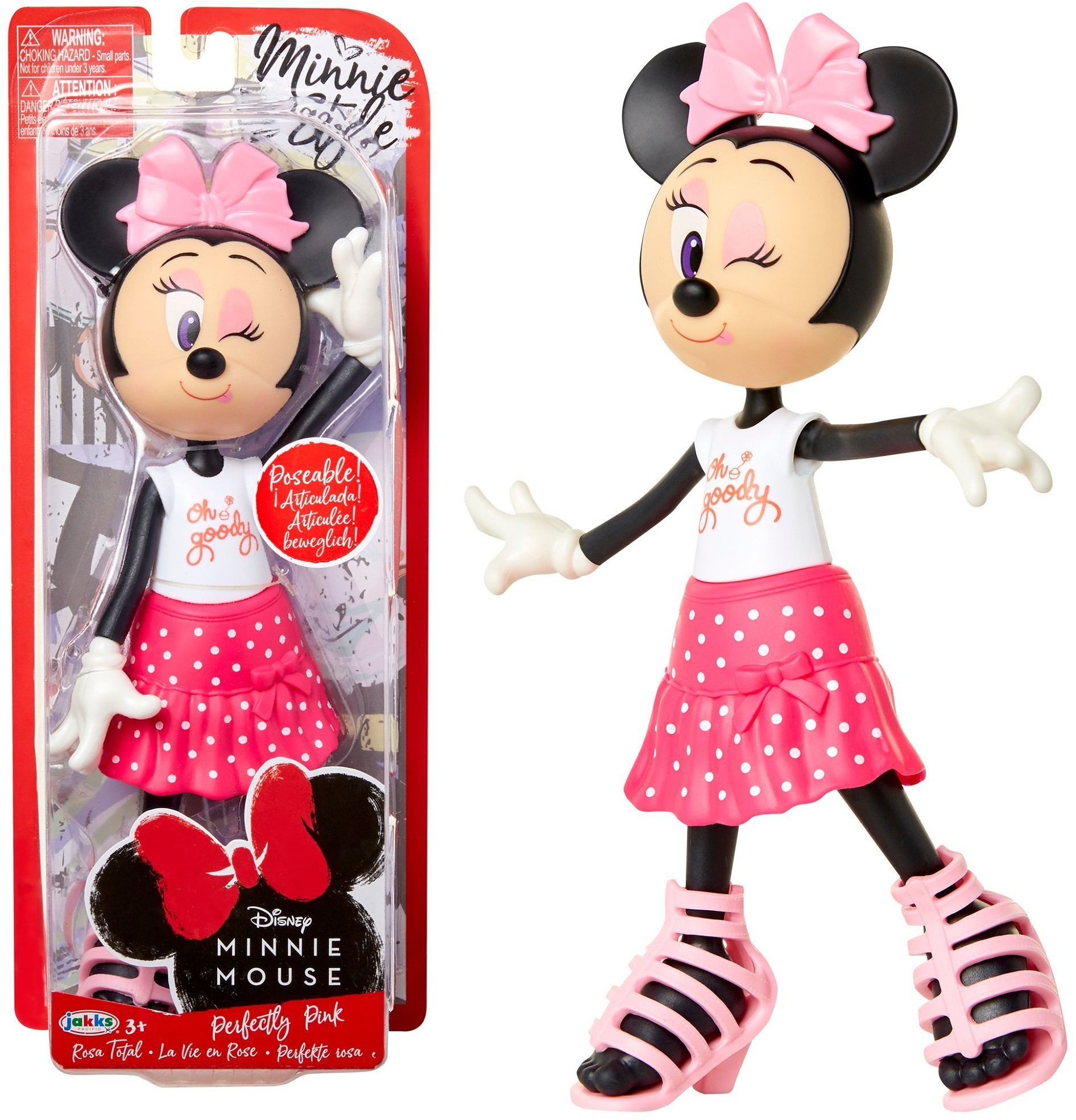 Jakks Pacific Disney. Myszka Minnie. Mouse Perfectly Pink. Lalka
