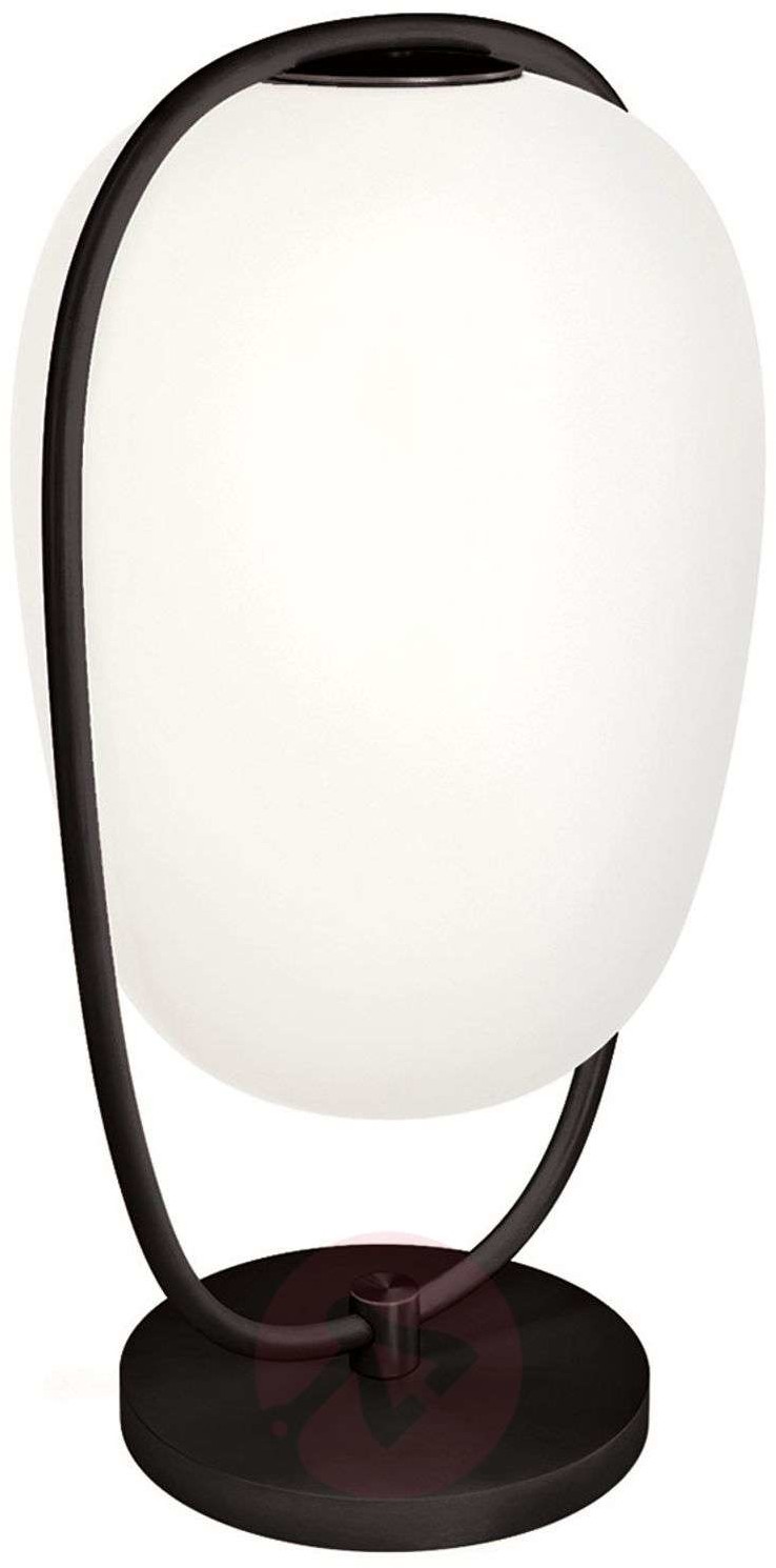 Kundalini Kundalini Lann lampa stołowa, czarna/biała