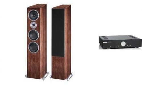 Musical Fidelity M5si + HECO REVOLUTION 7 espresso