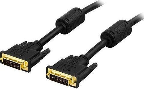 Deltaco Kabel  DVI-D DVI-D 2m czarny Deltaco display kabel DVI-D DUAL LINK Deltaco display kabel DVI-D DUAL LINK