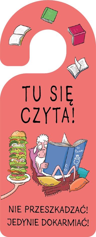 HENRY Zawieszka na klamkę Tu się czyta 441628