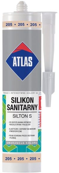 Atlas Silikon 205 kremowy 280 ml W-SI001-B0205-AT1A