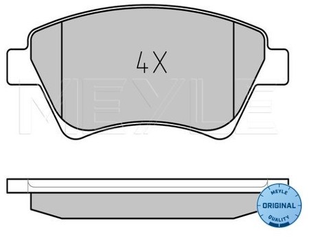 Wulf Gaertner Autoparts Zestaw klocków hamulcowych, hamulce tarczowe Wulf Gaertner Autoparts 025 239 3018