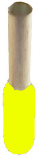 Radpol Końcówka kablowa izolowana Al 6-12 żółta AL 6-12