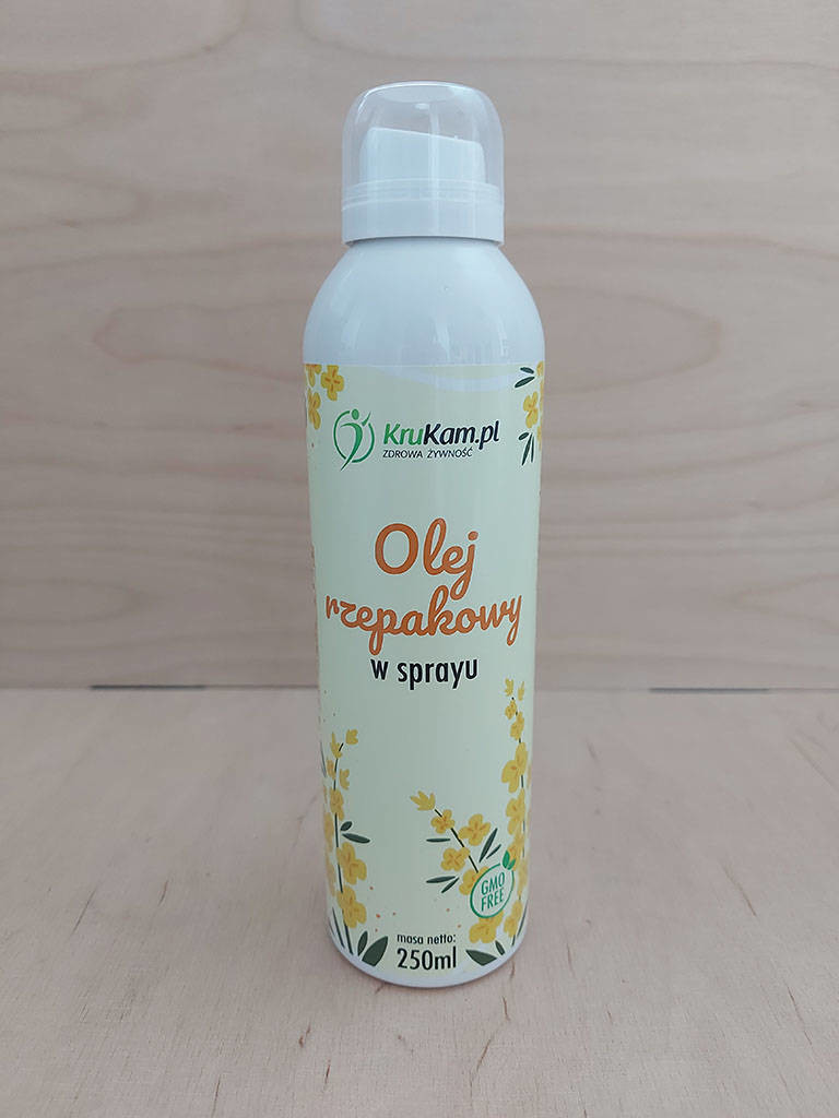 KruKam Olej rzepakowy w sprayu 250ml