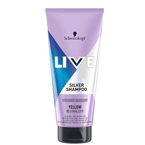 Schwarzkopf SCHWARZKOPF_Live Silver Shampoo Yellow Neutralizer szampon do włosów neutralizujący żółty odcień 200ml p-9000101222999