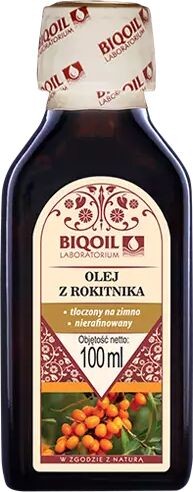 Olej z rokitnika tłoczony na zimno 100 ml